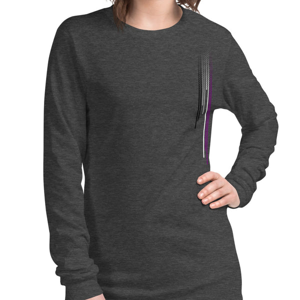 Modern Asexual Unisex Long Sleeve T-Shirt
