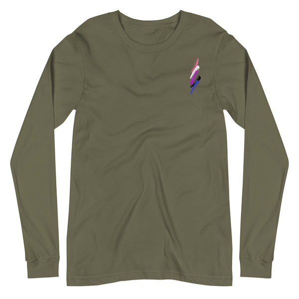 Unique Genderfluid Unisex Long Sleeve T-Shirt
