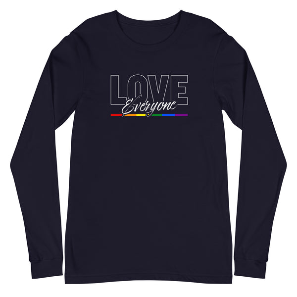 Love Everyone LGBTQ Ally Unisex Long Sleeve T-Shirt