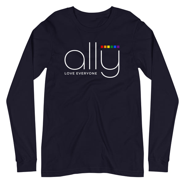 Ally Love Everyone Rainbow Squares Long Sleeve T-Shirt