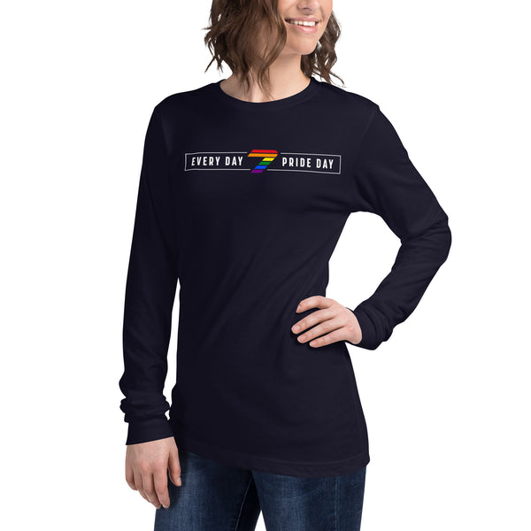 Every Day Pride Day Horizontal Graphic Unisex Long Sleeve T-Shirt