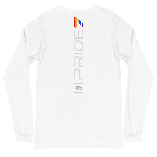 Gay Pride 7 Large Back Graphic Logo Unisex Long Sleeve T-shirt