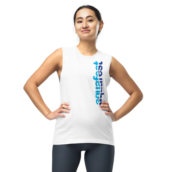 AQUAFEST - Unisex Muscle Shirt Vertical Front Logo