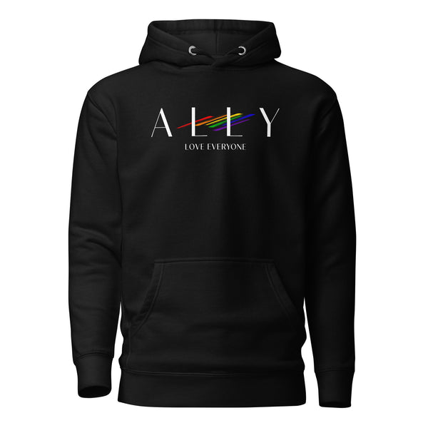 Ally Love Everyone LGBTQ+ Stylish Unisex Hoodie