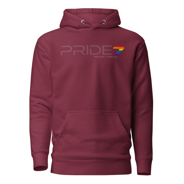 Classic Horizontal Gay Pride 7 Logo Unisex Hoodie