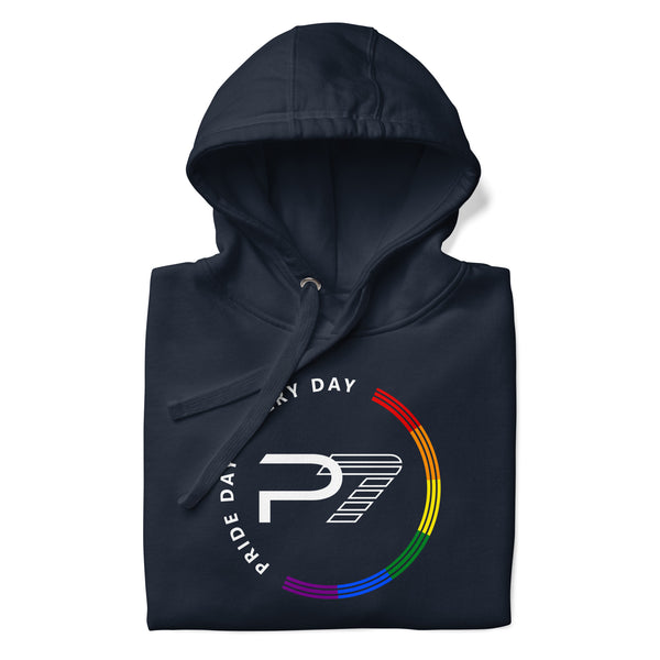 Pride Day is Every Day Full Circle Gay Rainbow Unisex Hoodie