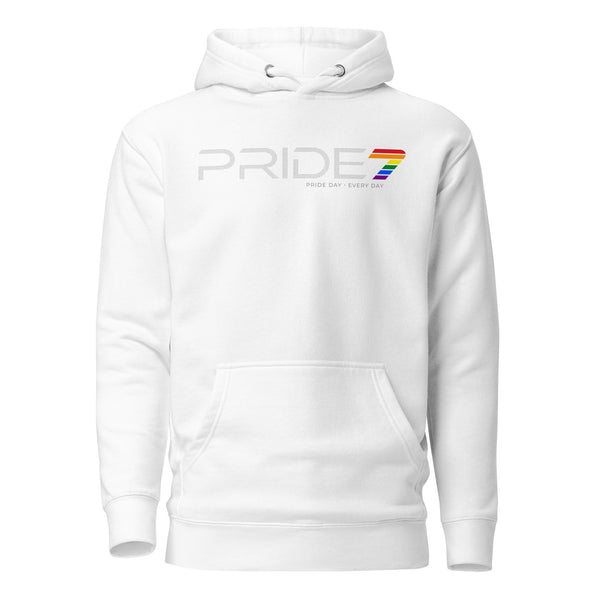 Classic Horizontal Gay Pride 7 Logo Unisex Hoodie