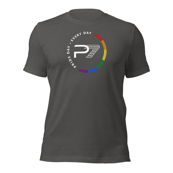 Pride Day is Every Day Full Circle Gay Rainbow Unisex T-shirt