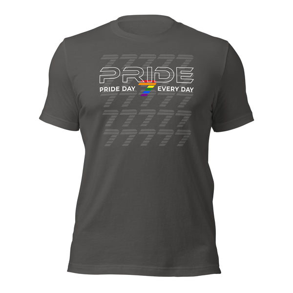 Gay Pride Day is Every Day Repetition Logo Unisex T-shirt