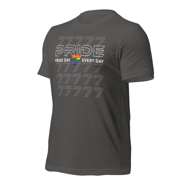 Gay Pride Day is Every Day Repetition Logo Unisex T-shirt