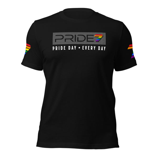 Gay Pride 7 Every Day Transparent Dotted Graphic Unisex T-shirt