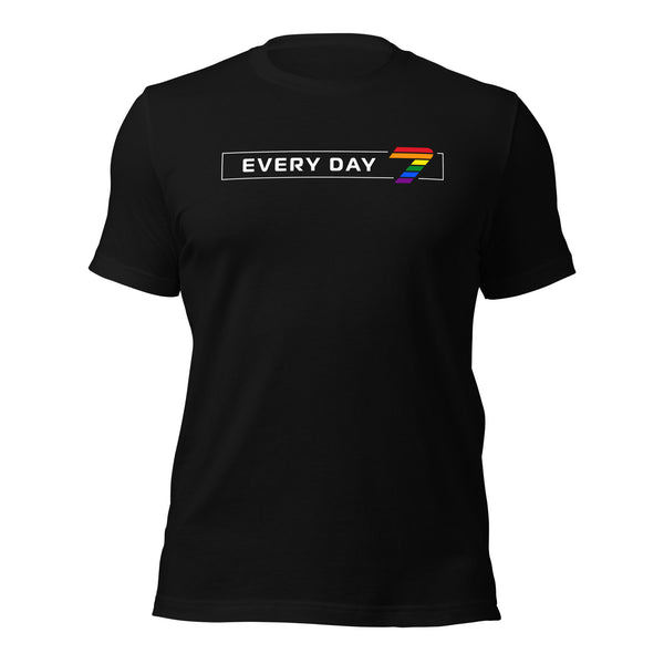 Every Day Pride 7 Horizontal Graphic Unisex T-shirt