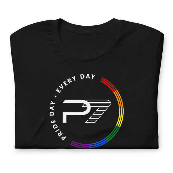 Pride Day is Every Day Full Circle Gay Rainbow Unisex T-shirt