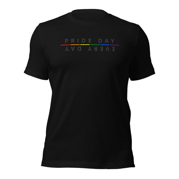 Gay T-shirt Every Day Pride Rainbow Graphic Unisex