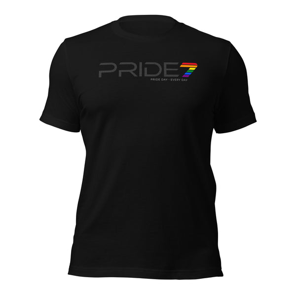 Classic Horizontal Gay Pride 7 Logo Unisex T-shirt