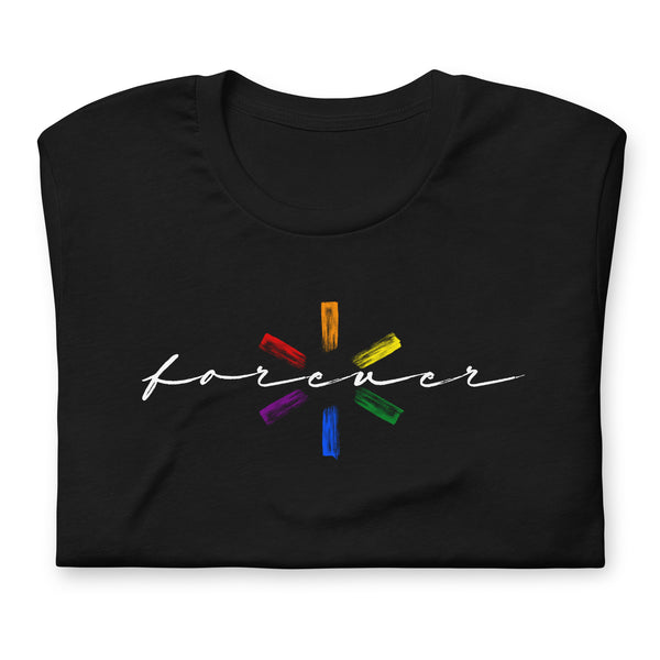 Forever Proud Artistic LGBTQ+ Unisex T-Shirt