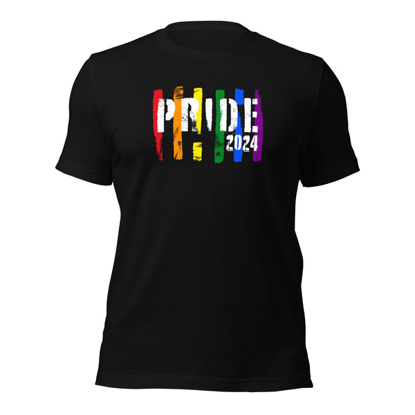 Gay Pride 2024 Textured Unisex T-shirt