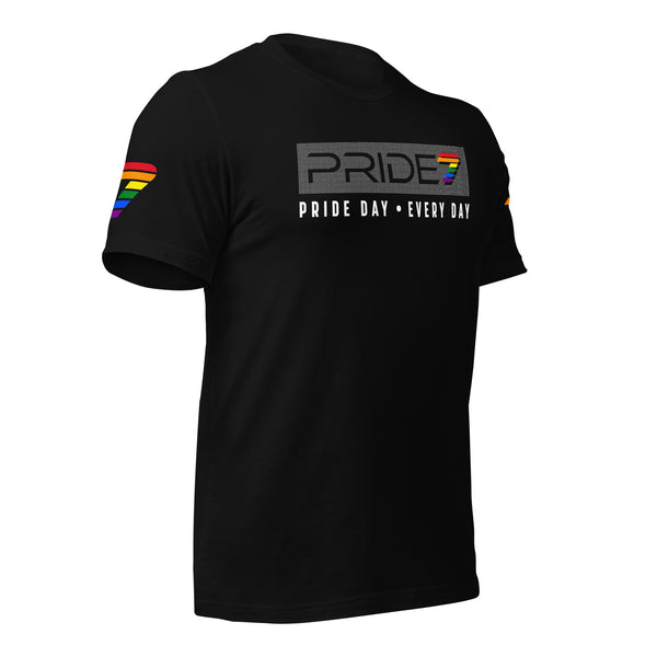 Gay Pride 7 Every Day Transparent Dotted Graphic Unisex T-shirt