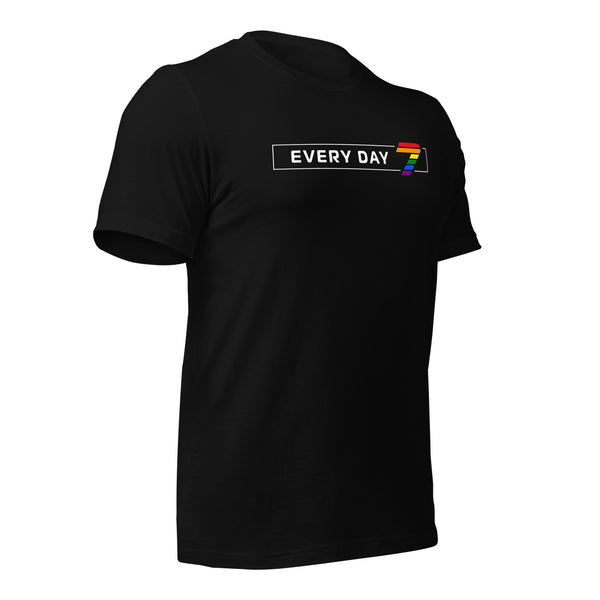 Every Day Pride 7 Horizontal Graphic Unisex T-shirt
