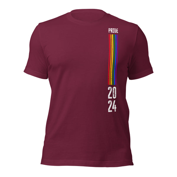 Gay Pride 2024 Distressed Unisex T-shirt