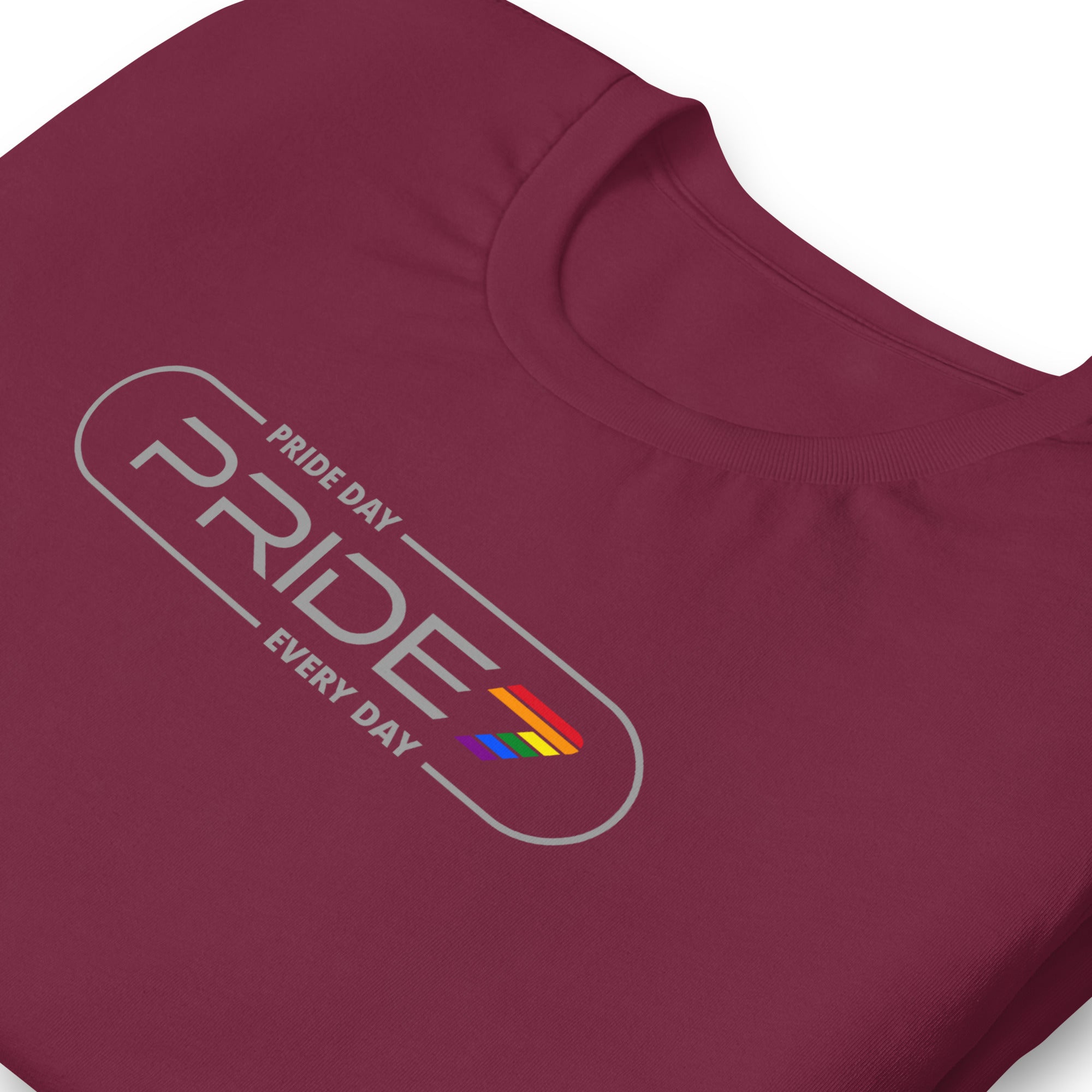 Gay Pride Elliptical Outline Logo Unisex T-shirt – PRIDE 7