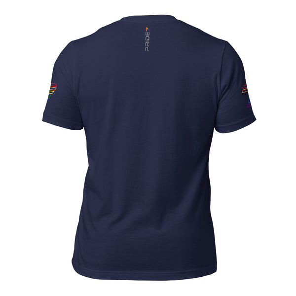 Gay Pride Elliptical Outline Logo Long Sleeve Unisex T-Shirt – PRIDE 7