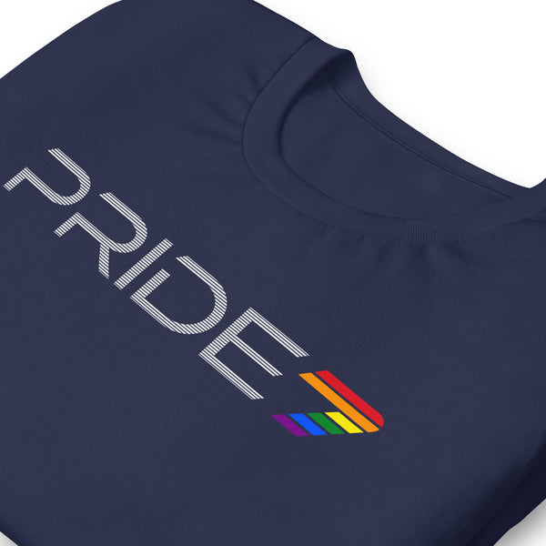 Gay Pride 7 Every Day Thin Stripes Logo Unisex T-shirt