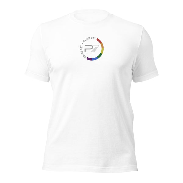Pride Day Every Day Gay Unsaturated Colors P7 Logo Unisex T-shirt