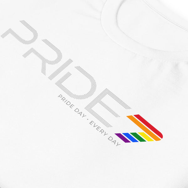 Classic Horizontal Gay Pride 7 Logo Unisex T-shirt