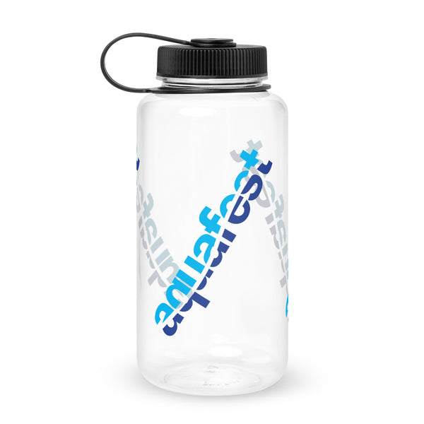 AQUAFEST - Wide Mouth Plastic Water Bottle