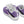 Laden Sie das Bild in den Galerie-Viewer, Asexual Pride Colors Modern Purple Athletic Shoes - Women Sizes
