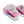 Charger l&#39;image dans la galerie, Bisexual Pride Colors Modern Pink Athletic Shoes - Women Sizes

