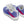 Cargar imagen en el visor de la galería, Bisexual Pride Colors Modern Blue Athletic Shoes - Women Sizes
