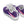 Carregar imagem no visualizador da galeria, Genderfluid Pride Colors Modern Purple Athletic Shoes - Women Sizes
