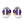 Charger l&#39;image dans la galerie, Intersex Pride Colors Modern Purple Athletic Shoes - Women Sizes
