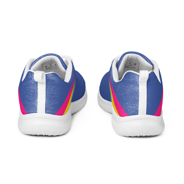 Pansexual Pride Colors Modern Blue Athletic Shoes - Women Sizes