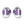 Charger l&#39;image dans la galerie, Original Asexual Pride Colors Purple Athletic Shoes - Women Sizes
