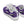 Laden Sie das Bild in den Galerie-Viewer, Original Genderqueer Pride Colors Purple Athletic Shoes - Women Sizes
