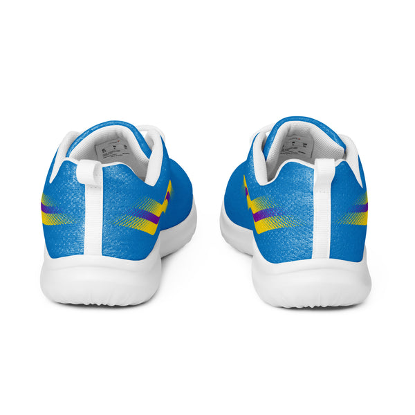 Original Intersex Pride Colors Blue Athletic Shoes - Women Sizes