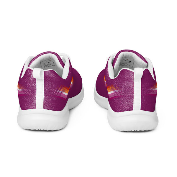 Original Lesbian Pride Colors Purple Athletic Shoes - Women Sizes