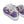 Laden Sie das Bild in den Galerie-Viewer, Original Non-Binary Pride Colors Purple Athletic Shoes - Women Sizes
