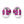 Carica l&#39;immagine nel Visualizzatore galleria, Original Pansexual Pride Colors Purple Athletic Shoes - Women Sizes
