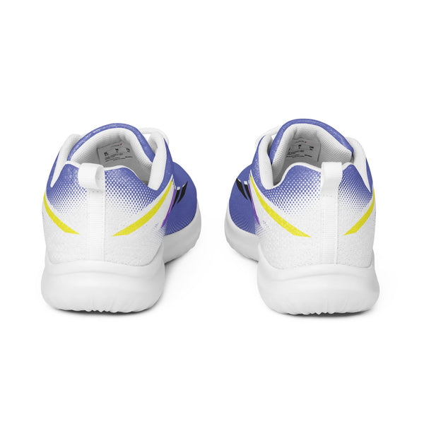 Non-Binary Pride Modern Blue Athletic Shoes