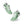 Load image into Gallery viewer, Agender Pride Colors Modern Green Athletic Shoes - Women Sizes
