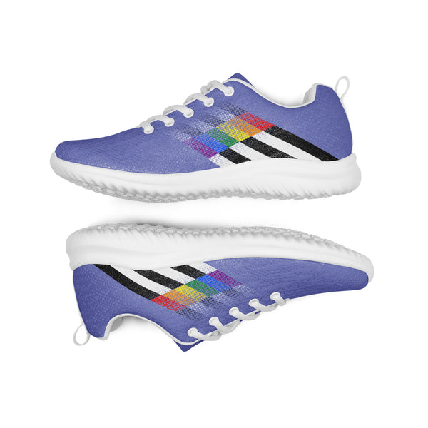 Ally Pride Colors Modern Blue Athletic Shoes - Women Sizes