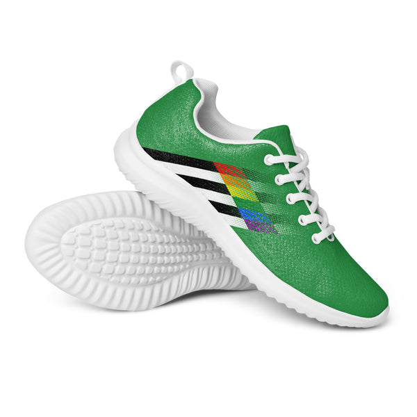 Ally Pride Colors Modern Green Athletic Shoes - Women Sizes