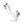 Load image into Gallery viewer, Asexual Pride Colors Modern White Athletic Shoes - Women Sizes

