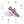 Carica l&#39;immagine nel Visualizzatore galleria, Gay Pride Colors Modern Purple Athletic Shoes - Women Sizes
