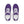 Laden Sie das Bild in den Galerie-Viewer, Genderfluid Pride Colors Modern Purple Athletic Shoes - Women Sizes
