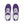 Cargar imagen en el visor de la galería, Genderqueer Pride Colors Modern Purple Athletic Shoes - Women Sizes
